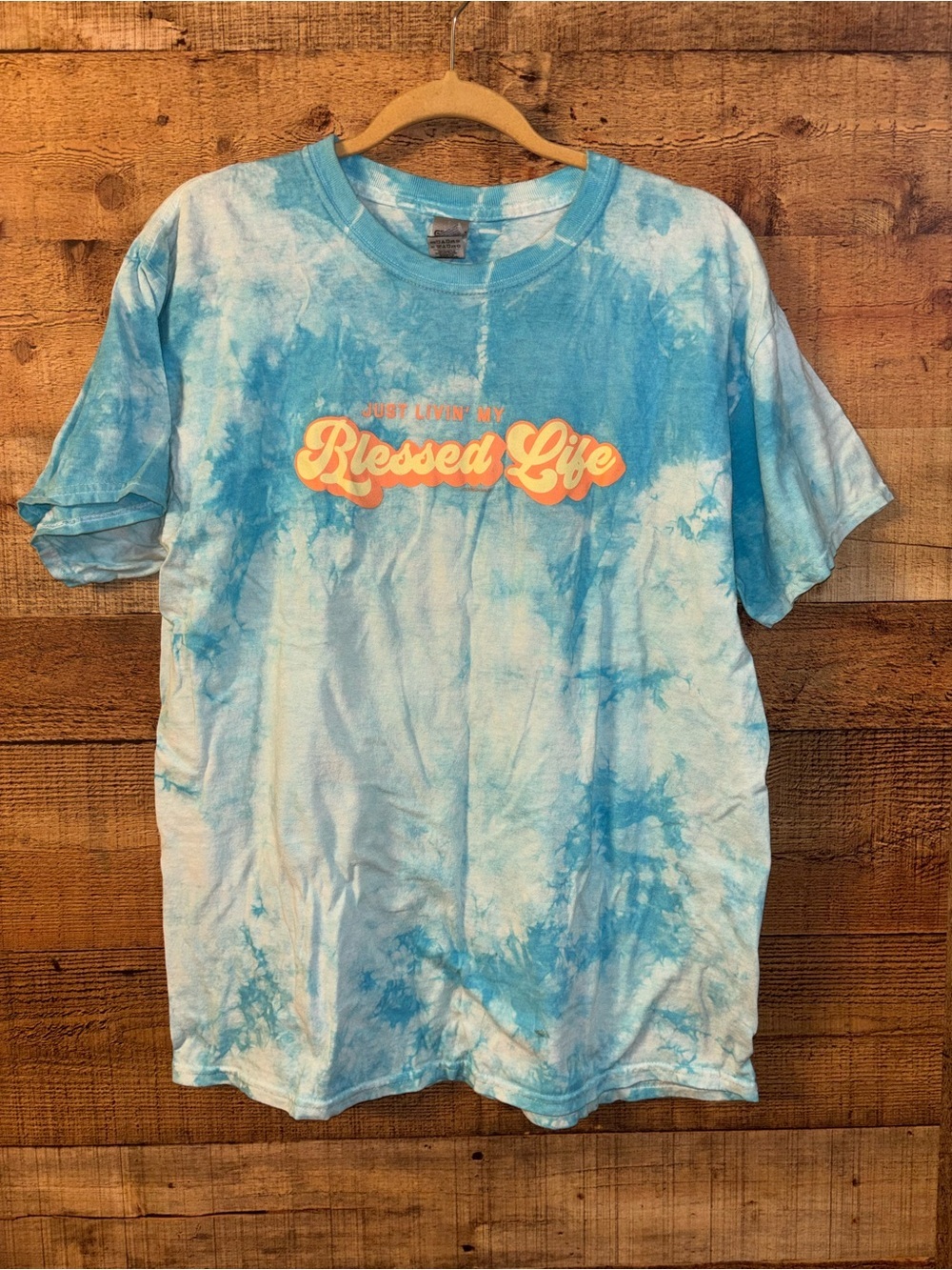 Gildan Blessed Life Tie Dye Tshirt